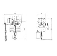 電動小車式環鏈電動葫蘆HHDS-B型（0.5t-1t）